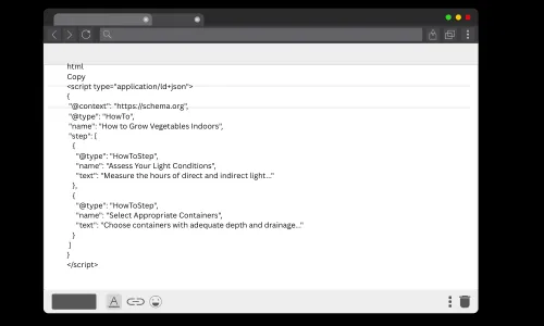HTML Schema
