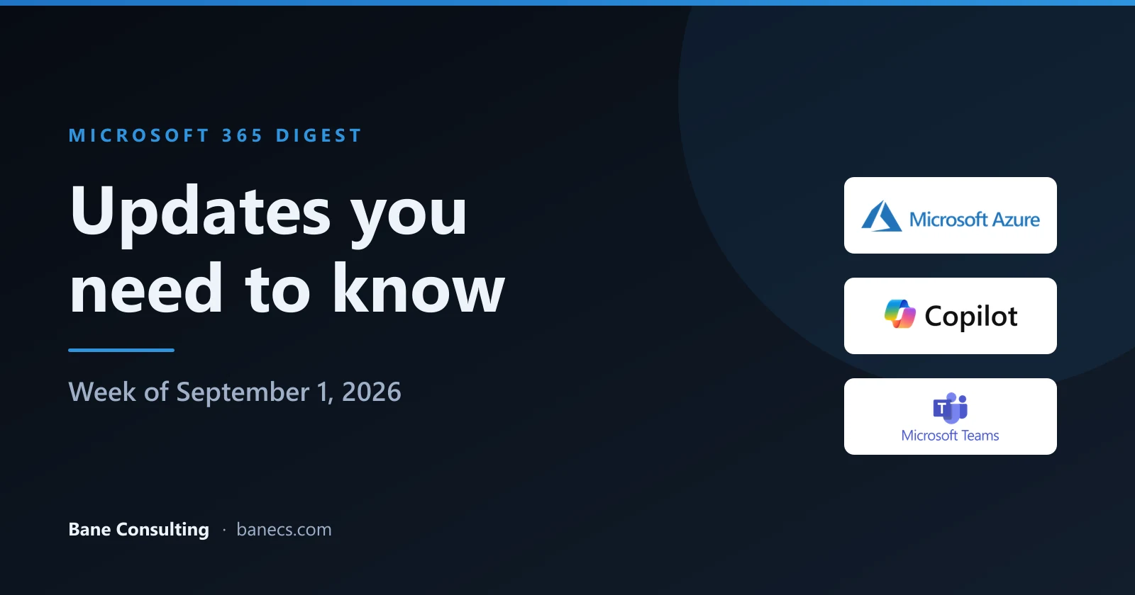 Microsoft 365 weekly update digest
