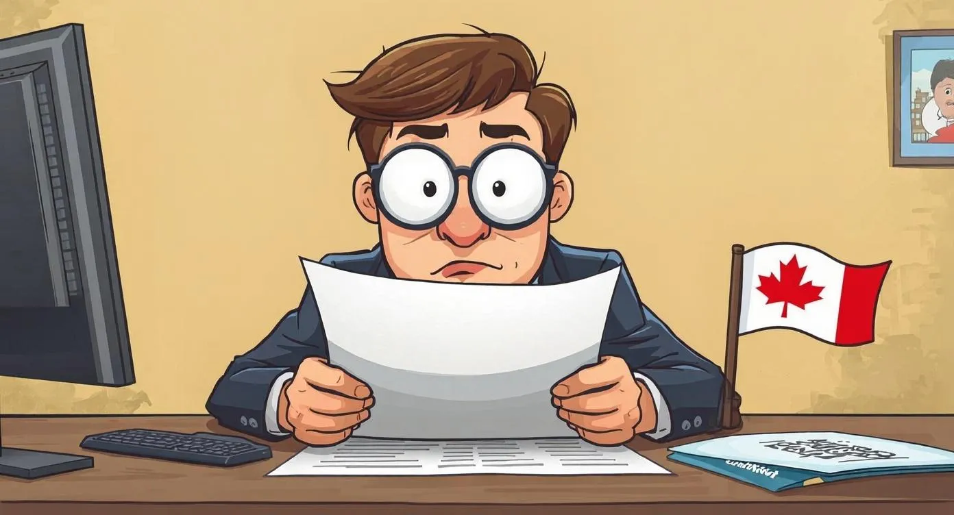 Business owner staring at a contract.