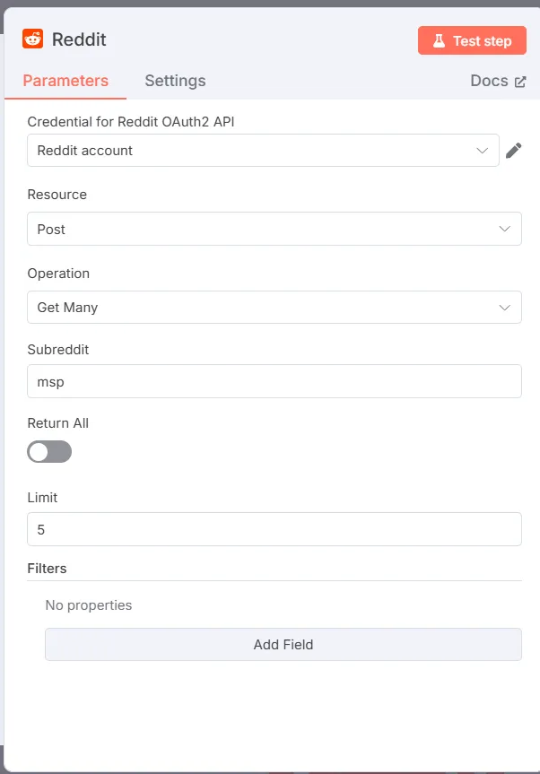 Reddit Node Get Many Posts