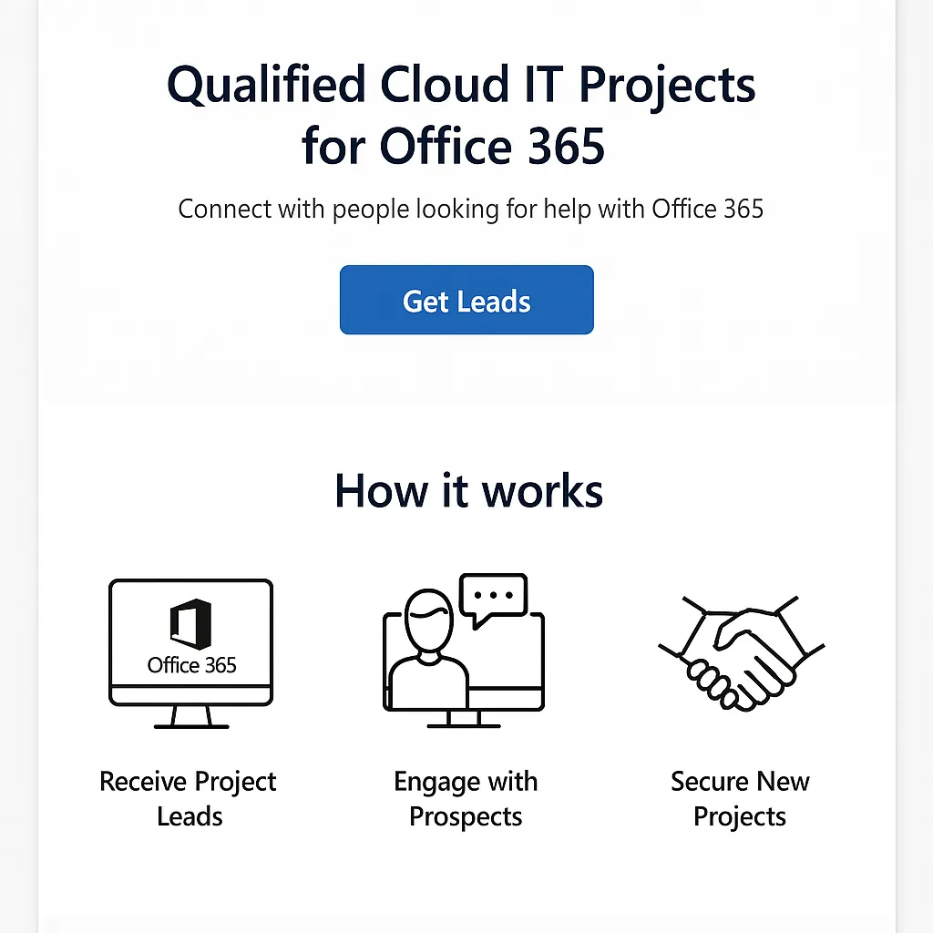 Microsoft Partner Leads Portal